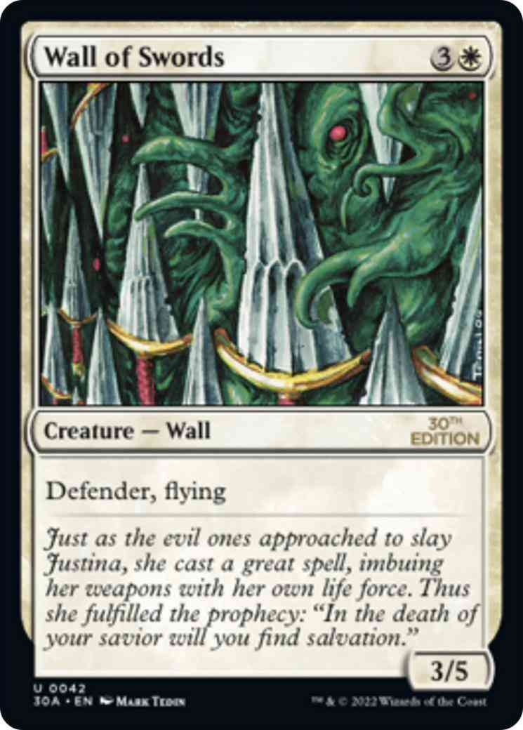 Wall of Swords [42] [30th Anniversary Edition] [Non-Foil]