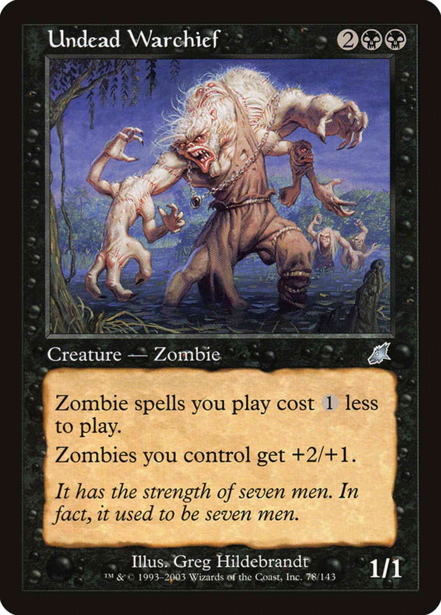 Undead Warchief [78] [Scourge] [Non-Foil]