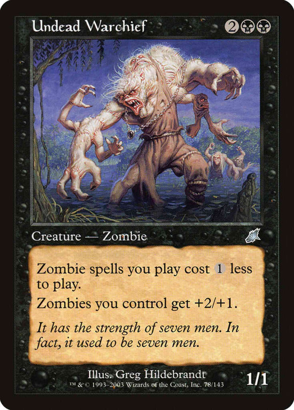 Undead Warchief [78] [Scourge] [Non-Foil]
