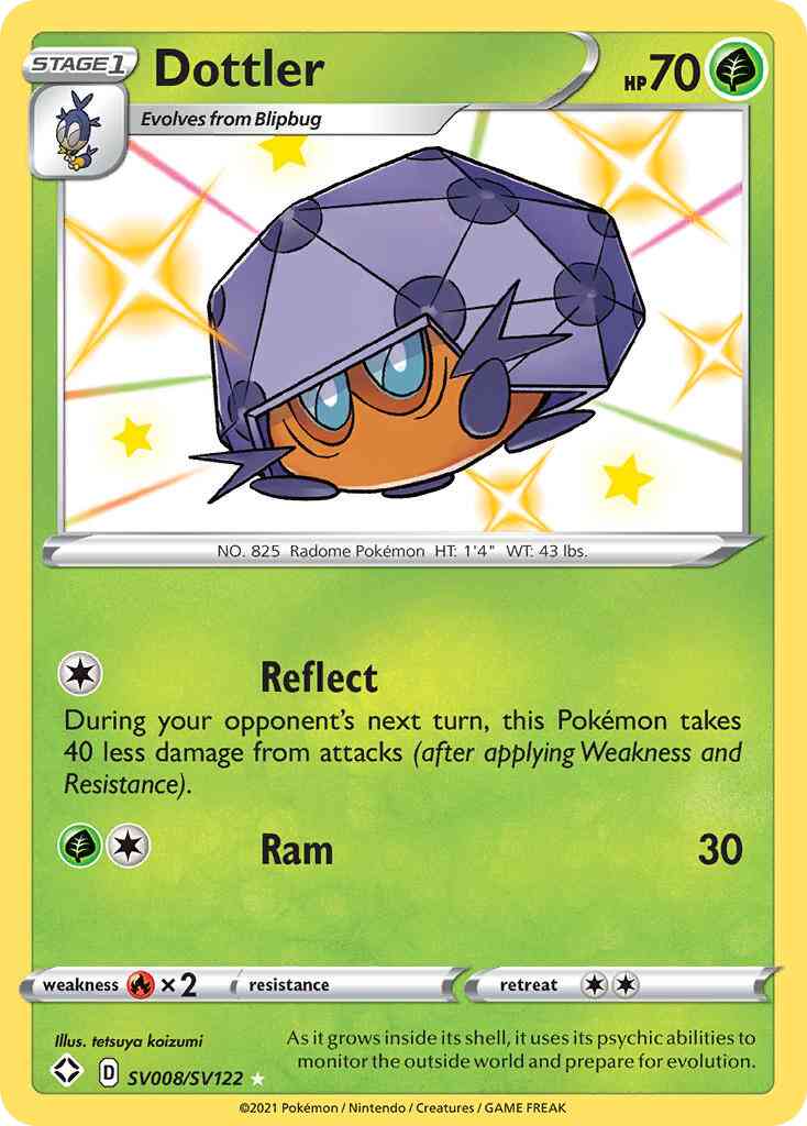 Dottler - SV008/SV122 - Rare Shiny [swsh45sv-SV008] [Holo]