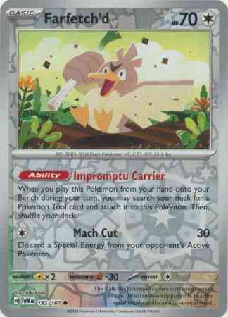 Farfetch'd - 132/167 - Common [sv06-132] [Reverse Holo]
