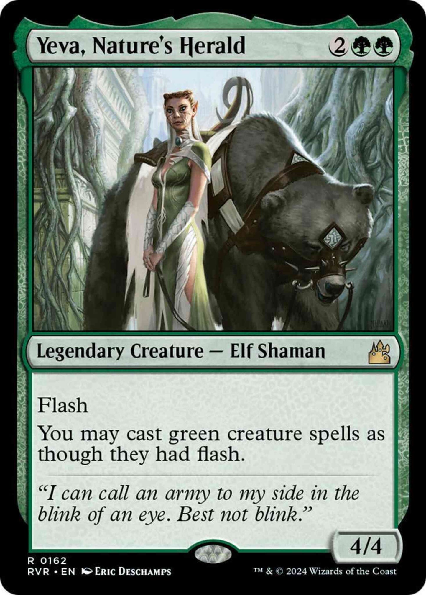 Yeva, Nature's Herald [162] [Ravnica Remastered] [Non-Foil]