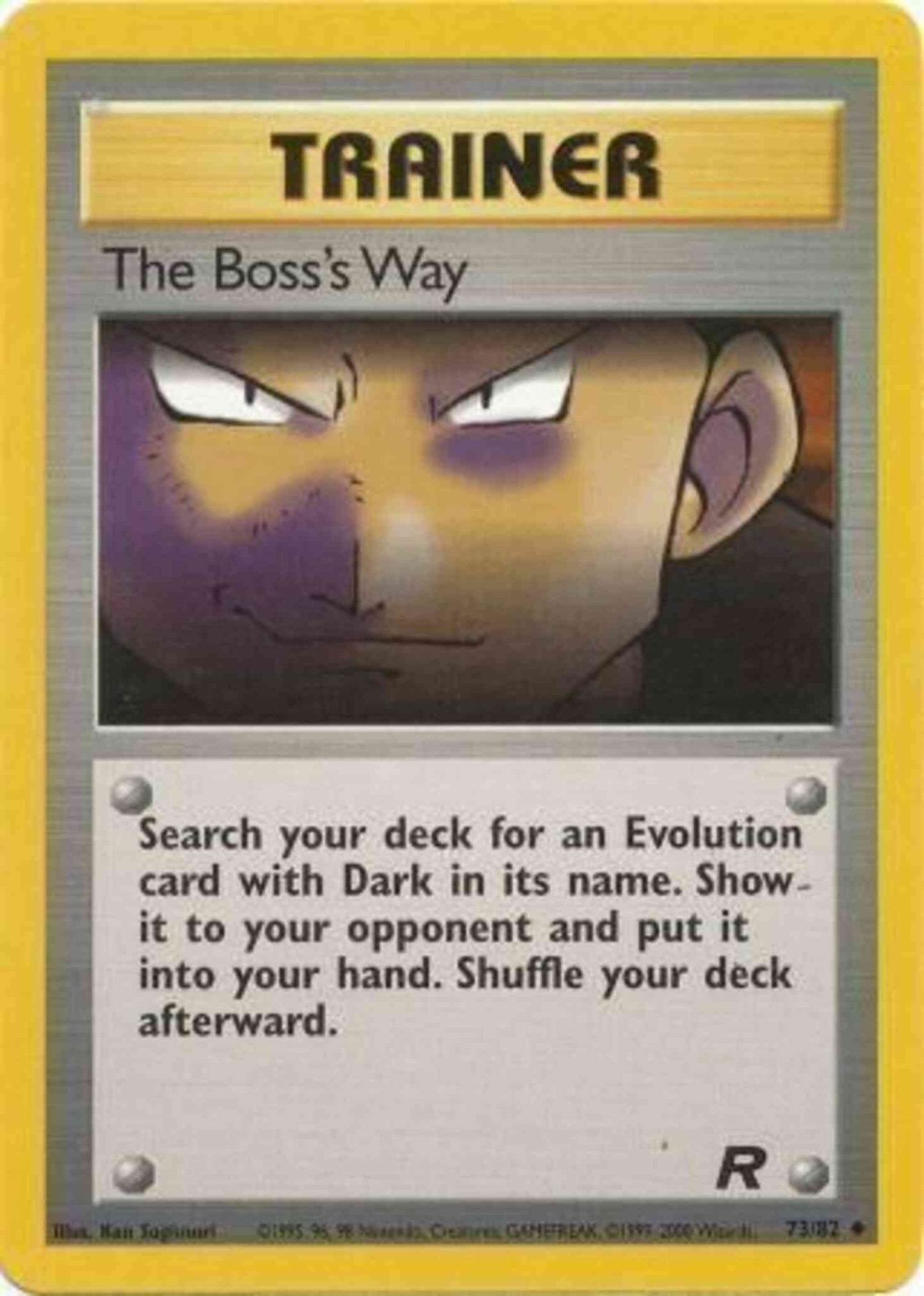 The Boss's Way - 73/82 - Uncommon - Unlimited [base5U-73] [Non-Holo]