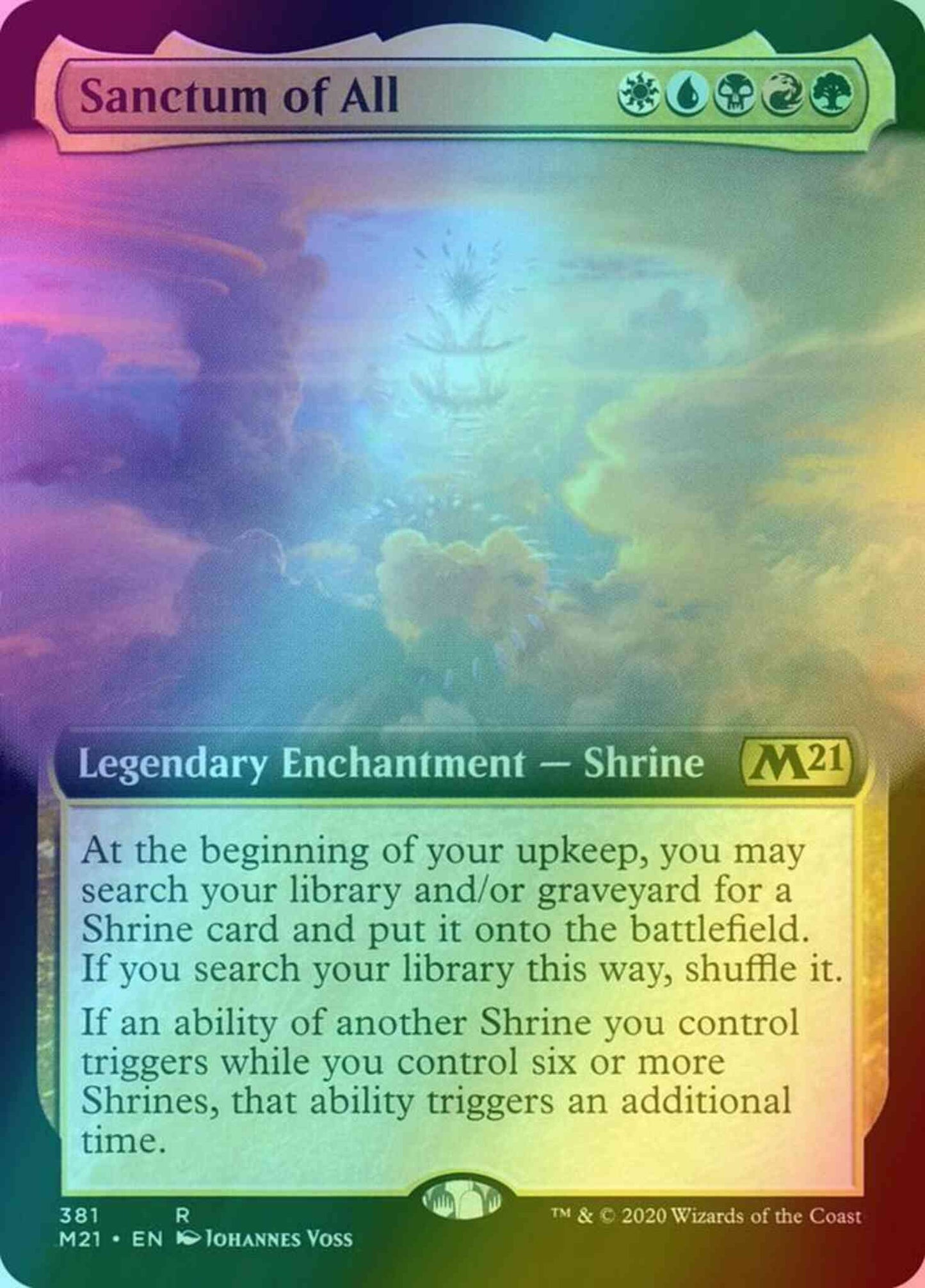 Sanctum of All [381] [Extended Art] [Core Set 2021] [Foil]