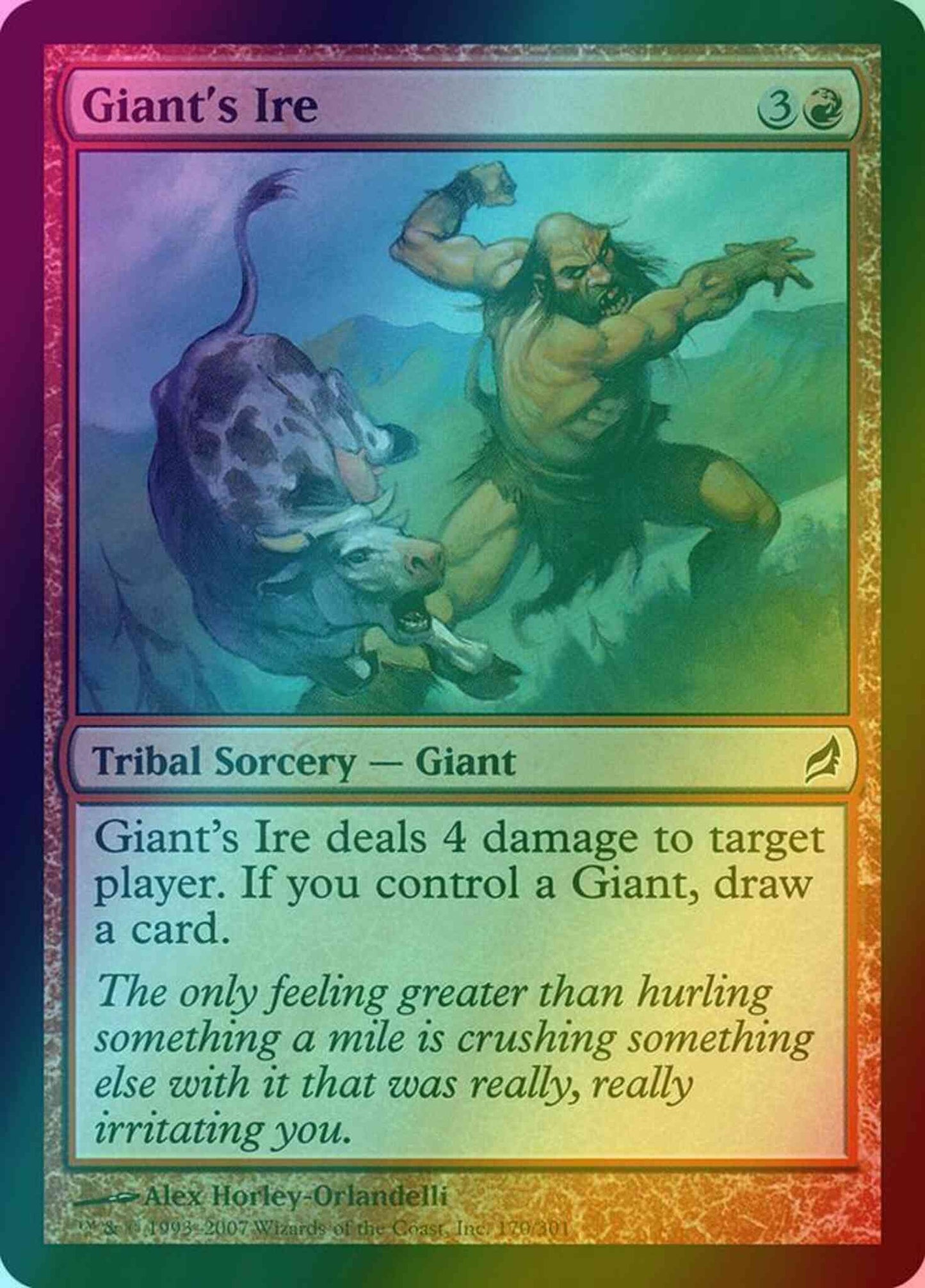 Giant's Ire [170] [Lorwyn] [Foil]