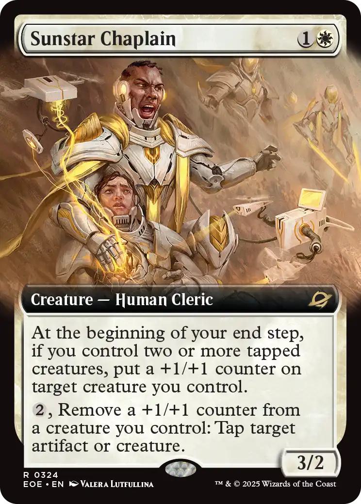 Sunstar Chaplain [324] [Extended Art] [Edge of Eternities] [Non-Foil]