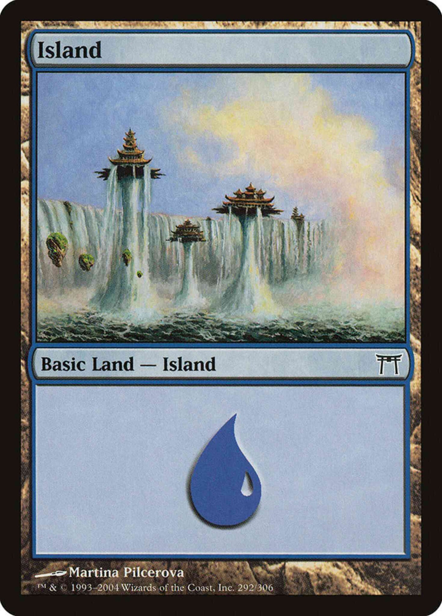 Island [292] [Champions of Kamigawa] [Non-Foil]