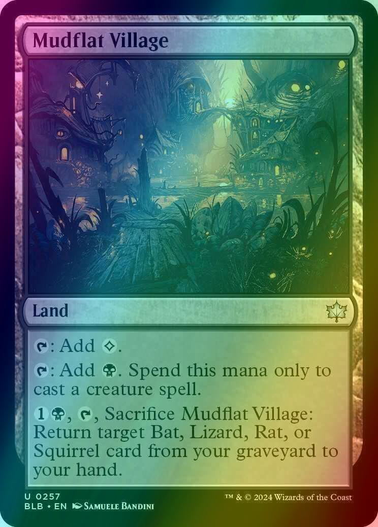Mudflat Village [257] [Bloomburrow] [Foil]