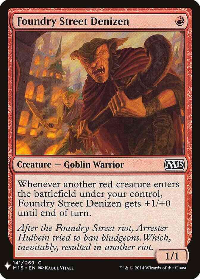 Foundry Street Denizen [M15-141] [The List] [Non-Foil]
