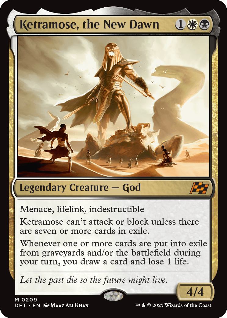 Ketramose, the New Dawn [209] [Aetherdrift] [Non-Foil]