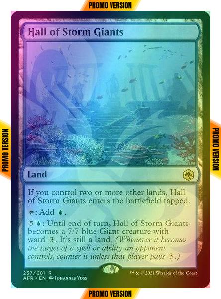 Hall of Storm Giants [257x] [Ampersand] [Adventures in the Forgotten Realms Promos] [Foil]