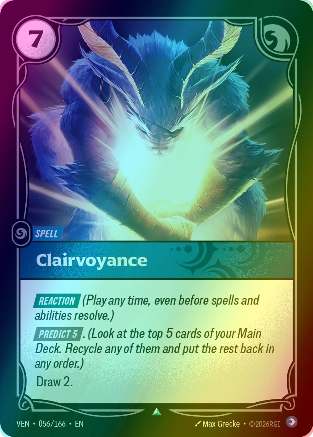 Clairvoyance - 056/166 [Vendetta] [Foil]