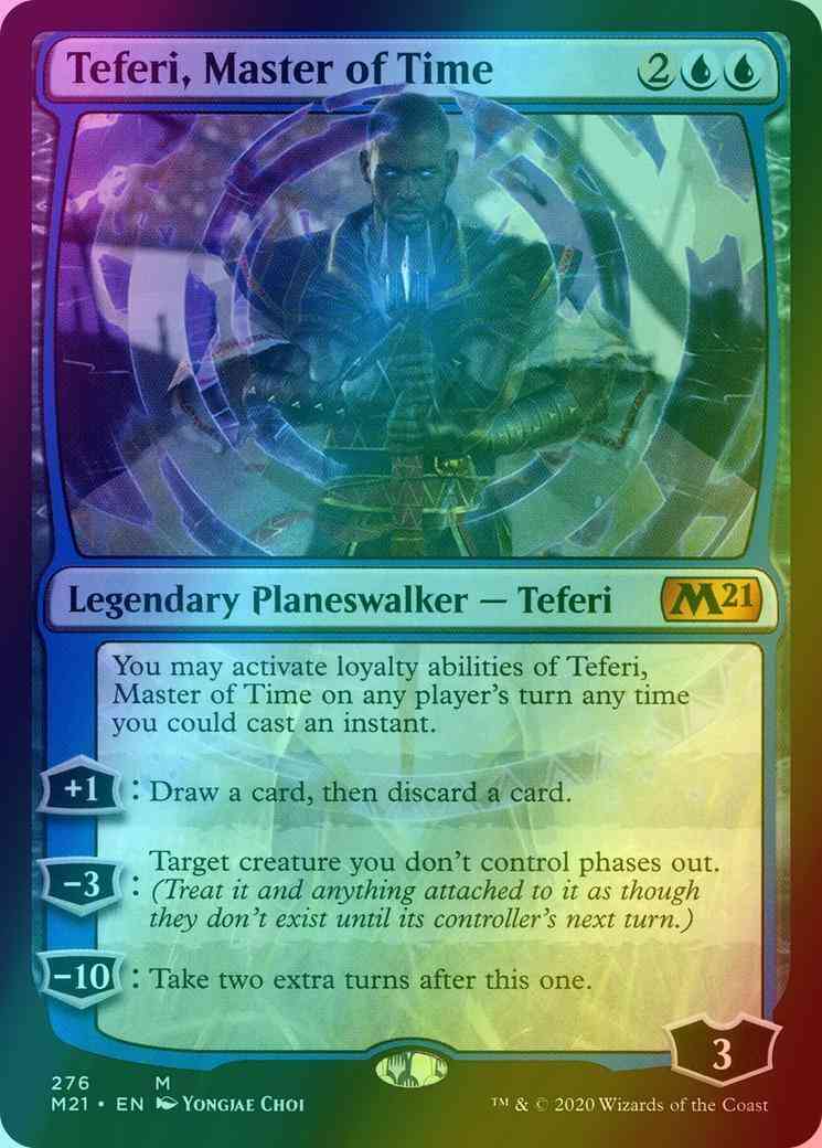 Teferi, Master of Time [276] [Alternate Art] [Core Set 2021] [Foil]