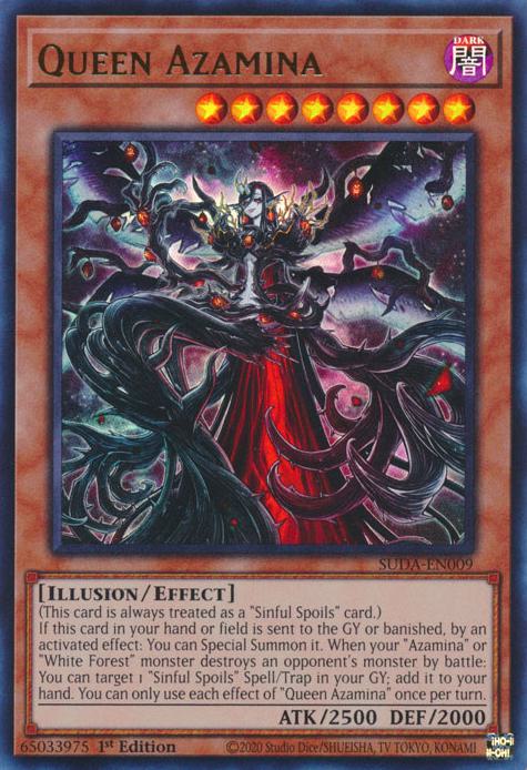 Queen Azamina - SUDA-EN009 - Ultra Rare - 1st Edition