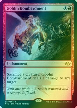 Goblin Bombardment [279] [Modern Horizons 2] [Etched Foil]