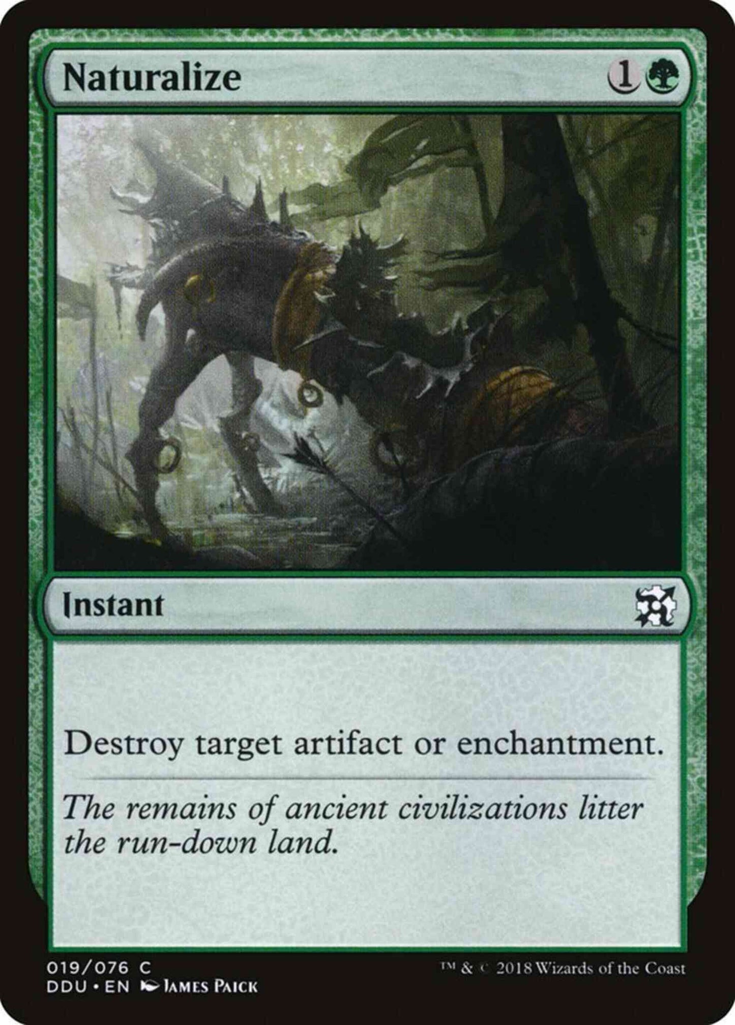 Naturalize [19] [Duel Decks Elves vs Inventors] [Non-Foil]