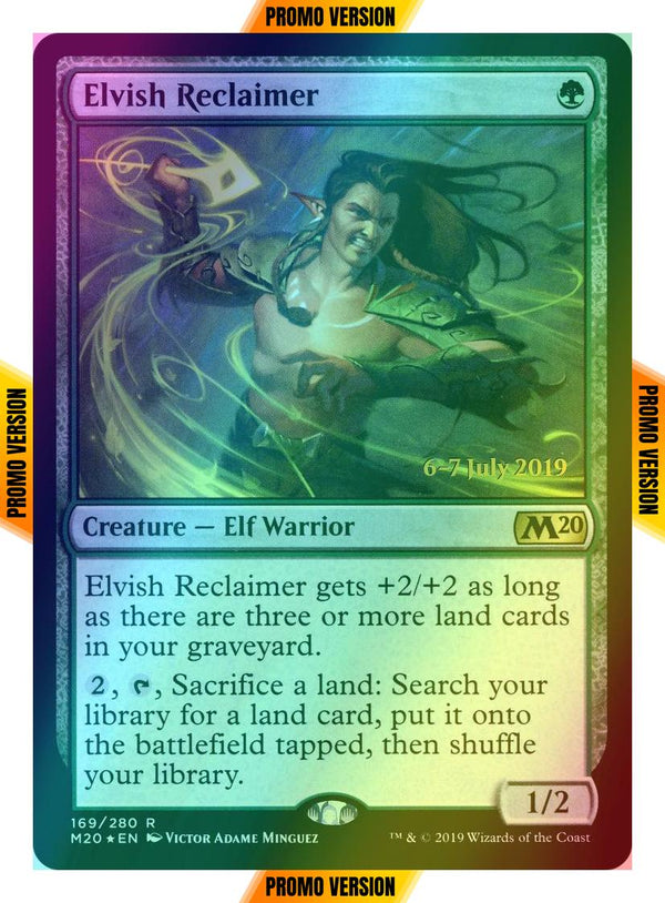 Elvish Reclaimer [169s] [Core Set 2020 Promos] [Foil]