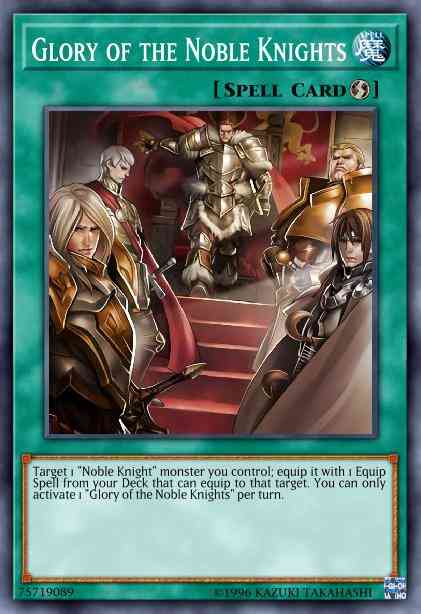 Glory of the Noble Knights - EXFO-EN059 - Rare - Unlimited