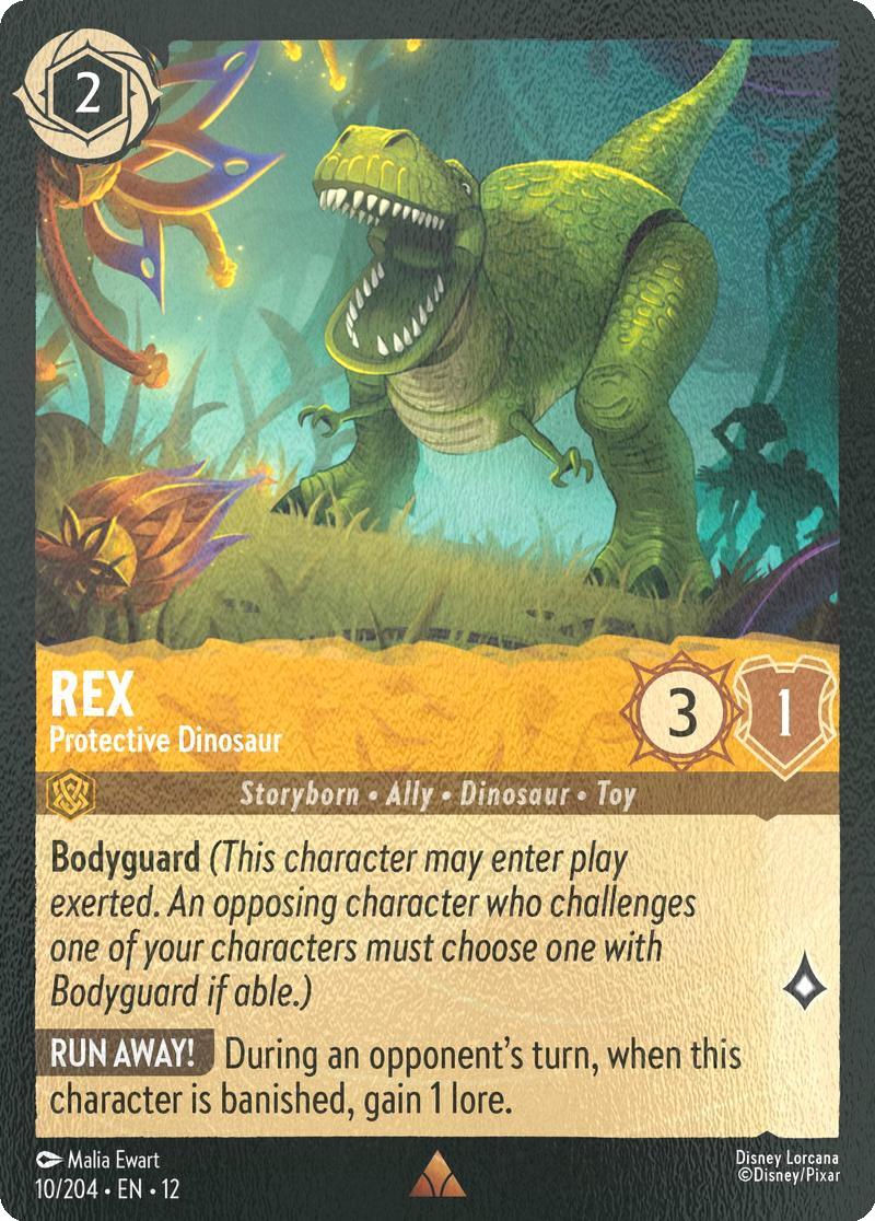 Rex - Protective Dinosaur - 10/204 [Wilds Unknown] [Cold Foil]