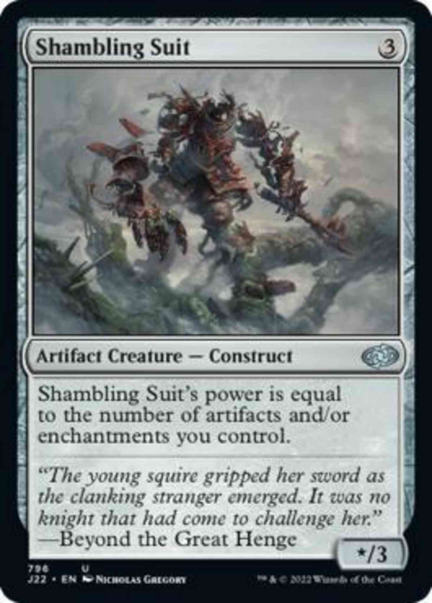 Shambling Suit [796] [Jumpstart 2022] [Non-Foil]