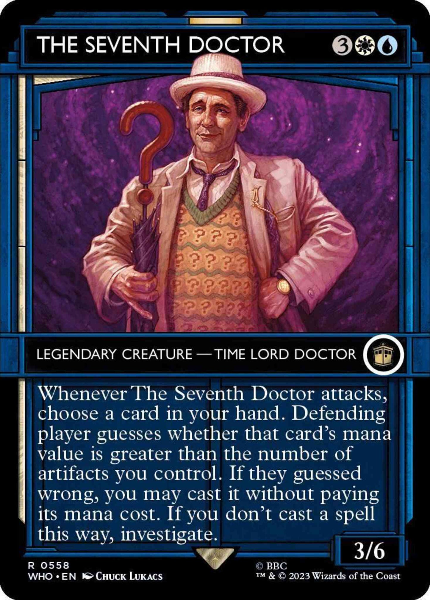 The Seventh Doctor [558] [TARDIS Showcase] [Universes Beyond: Doctor Who] [Non-Foil]