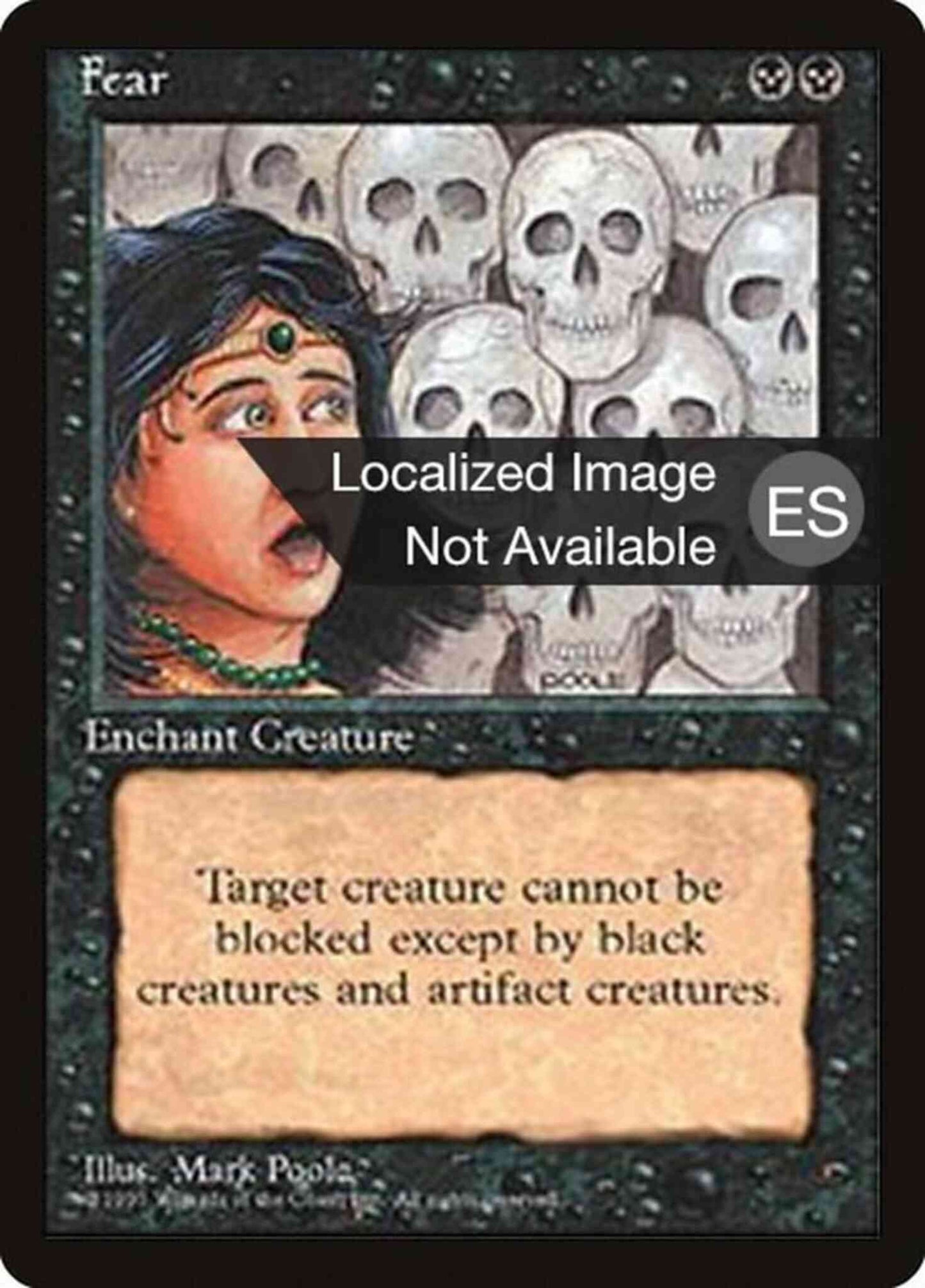 Fear - Spanish [137] [Fourth Edition Black Border: Spanish] [Non-Foil]