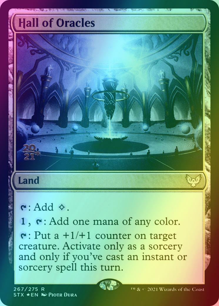 Hall of Oracles [Prerelease] [267s] [Strixhaven: School of Mages Promos] [Foil]