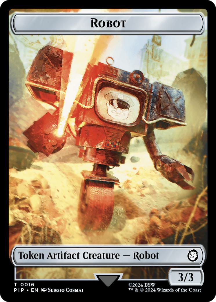 Junk Token (15) // Robot Token (16) [Fallout: Tokens] [Non-Foil]