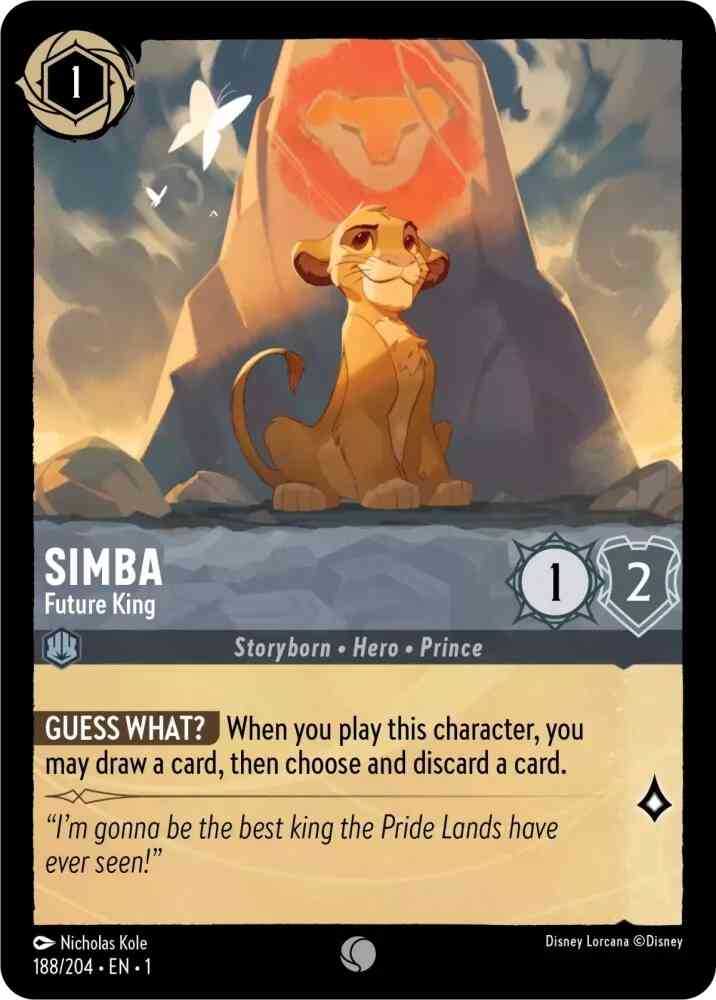 Simba - Future King - 188/204 [The First Chapter] [Cold Foil]