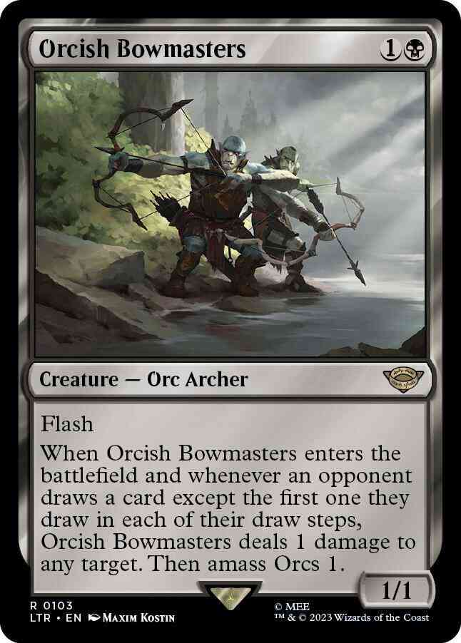 Orcish Bowmasters [103] [The Lord of the Rings: Tales of Middle-earth] [Non-Foil]
