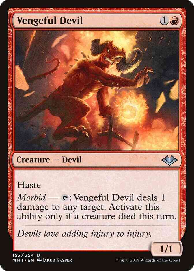 Vengeful Devil [152] [Modern Horizons] [Non-Foil]