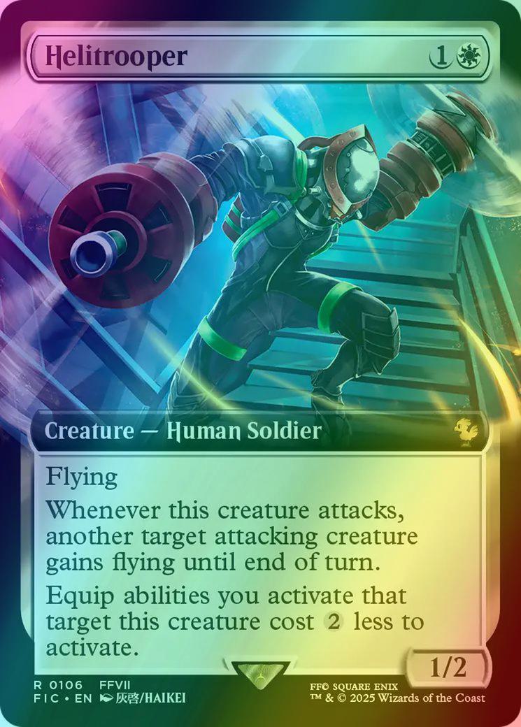 Helitrooper [106] [Extended Art] [FINAL FANTASY: Commander] [Foil]