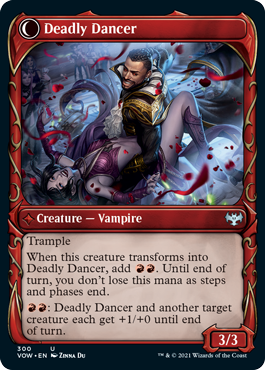 Alluring Suitor // Deadly Dancer [300] [Fang Frame Showcase] [Innistrad: Crimson Vow] [Non-Foil]