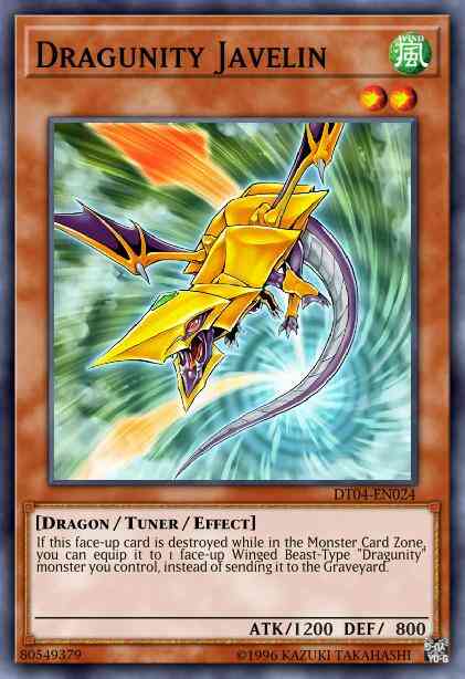 Dragunity Javelin - DT04-EN024 - Duel Terminal Normal Parallel Rare - Duel Terminal