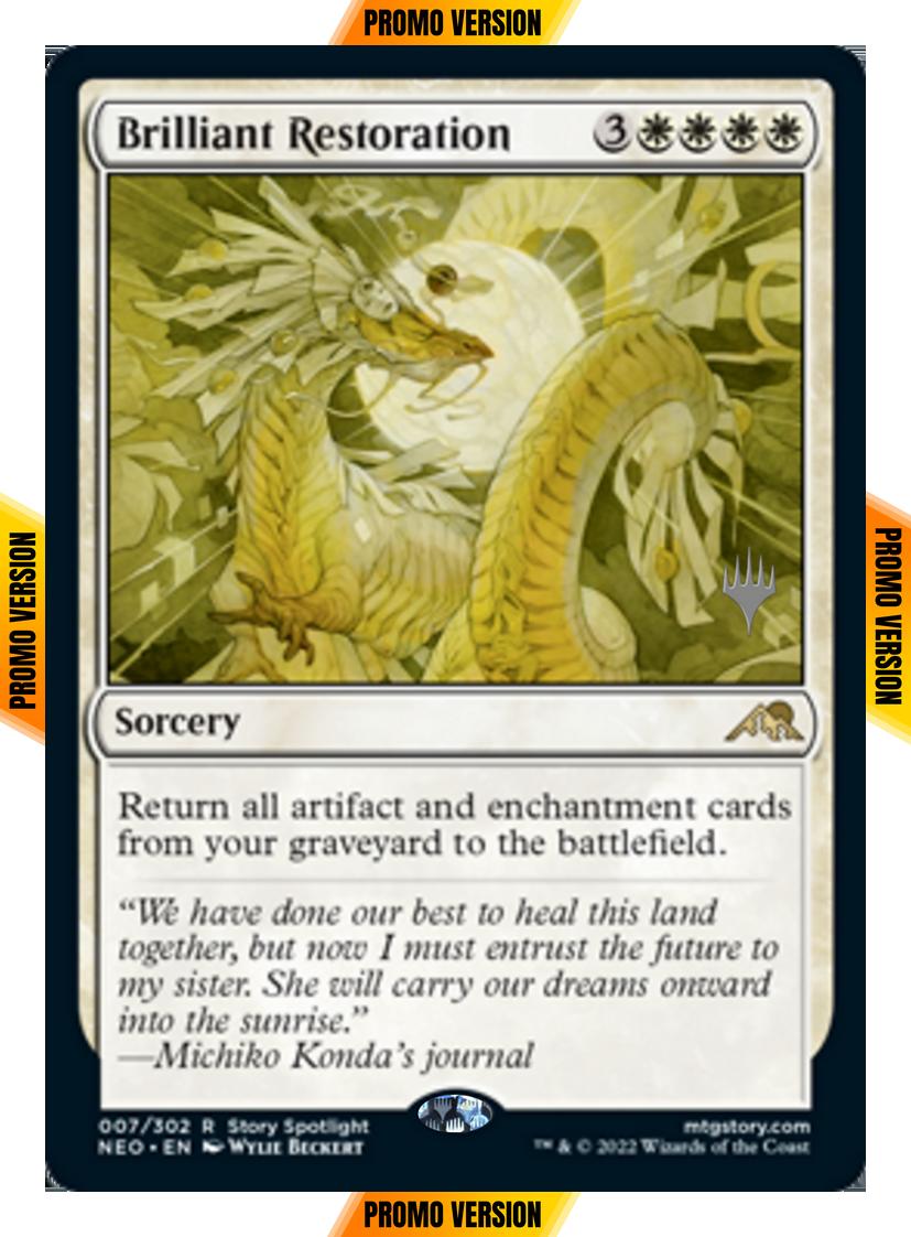 Brilliant Restoration [Promo Pack] [7p] [Kamigawa: Neon Dynasty: Promos] [Non-Foil]
