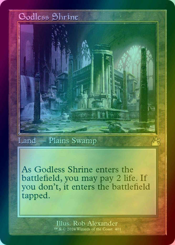 Godless Shrine [401] [Retro Frame] [Ravnica Remastered] [Foil]