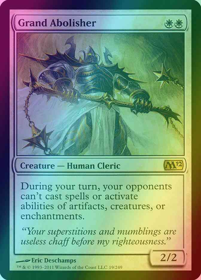 Grand Abolisher [19] [Magic 2012] [Foil]