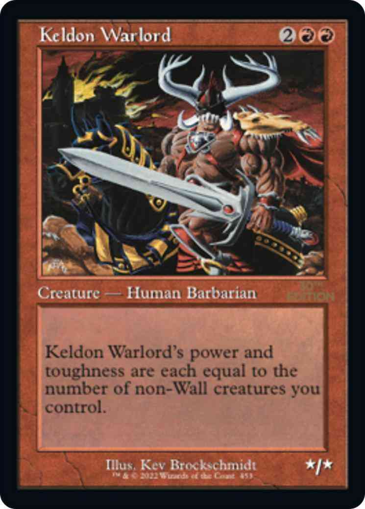 Keldon Warlord [453] [Retro Frame] [30th Anniversary Edition] [Non-Foil]