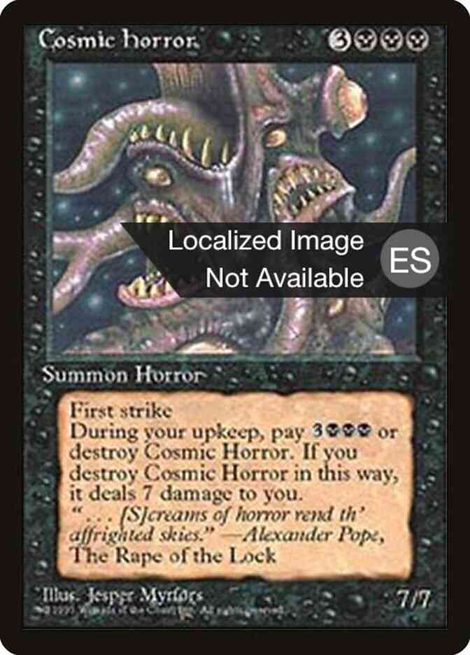 Cosmic Horror - Japanese [126] [Fourth Edition Black Border: Japanese] [Non-Foil]