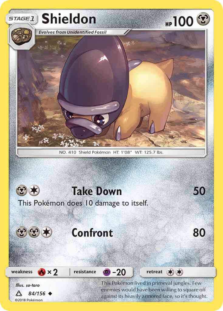 Shieldon - 84/156 - Uncommon [sm5-84] [Non-Holo]
