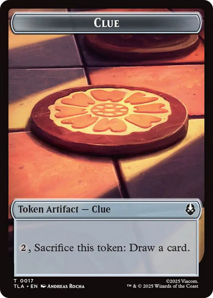 Clue Token (17) // Monk Token (10) [Avatar: The Last Airbender: Tokens] [Non-Foil]