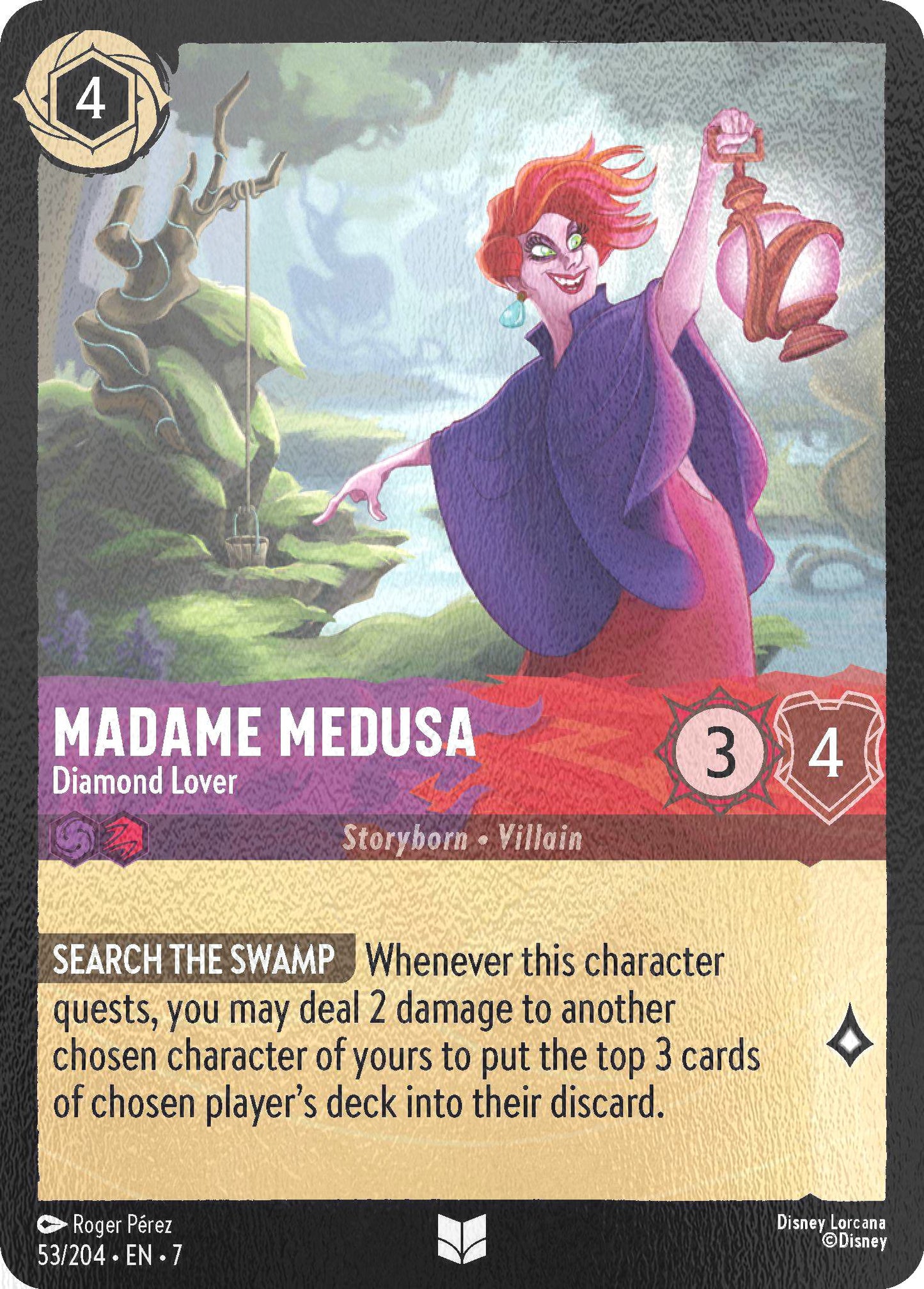 Madame Medusa - Diamond Lover - 53/204 [Archazia's Island] [Cold Foil]