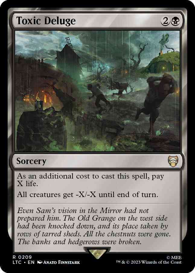 Toxic Deluge [209] [The Lord of the Rings: Tales of Middle-earth: Commander] [Non-Foil]