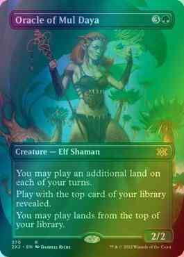 Oracle of Mul Daya [370] [Borderless] [Double Masters 2022] [Foil]