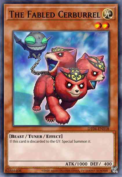 The Fabled Cerburrel - HA04-EN008 - Secret Rare - 1st Edition