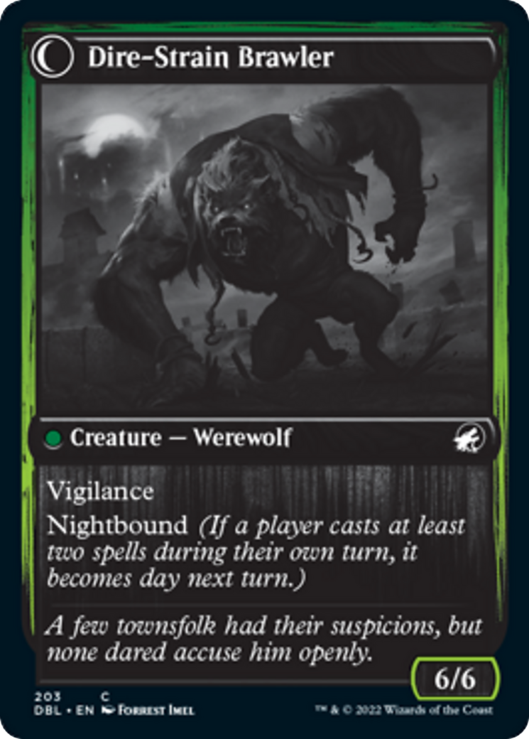 Tireless Hauler // Dire-Strain Brawler [203] [Innistrad: Double Feature] [Non-Foil]