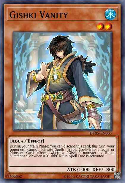 Gishki Vanity - HA05-EN032 - Super Rare - 1st Edition
