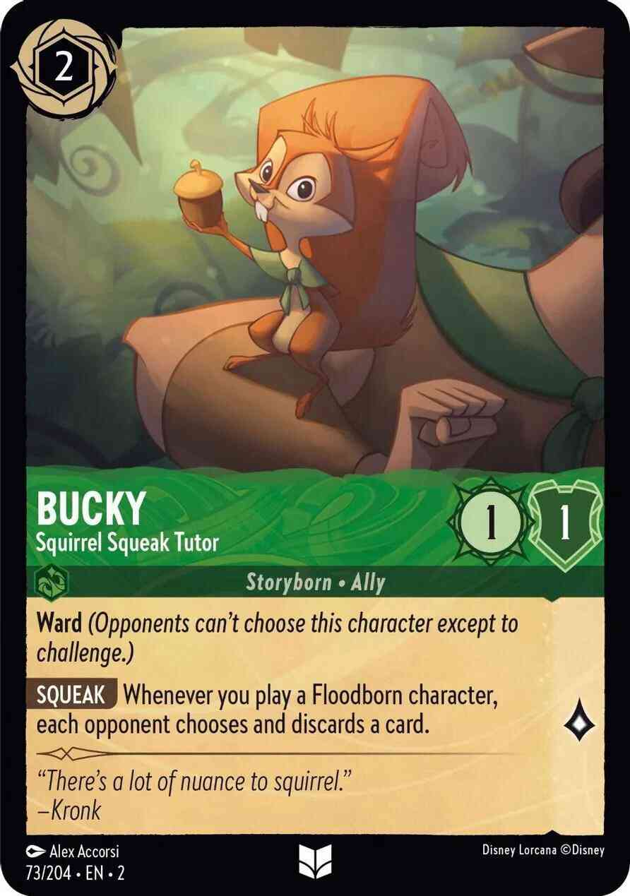 Bucky - Squirrel Squeak Tutor - 73/204 [Rise Of The Floodborn] [Non-Foil]