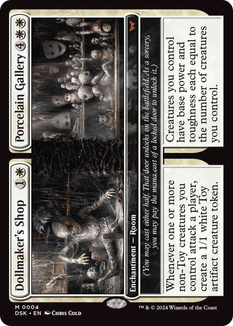 Dollmaker's Shop // Porcelain Gallery [4] [Duskmourn: House of Horror] [Non-Foil]