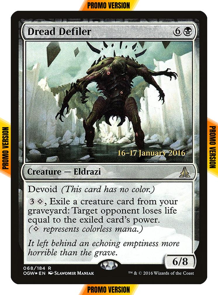 Dread Defiler [68s] [Oath of the Gatewatch Promos] [Foil]